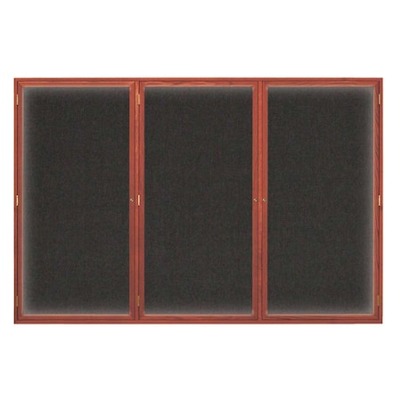 United Visual Products Open Faced Traditional Corkboard, 24x18" UV640A-GOLD-ULTMAR